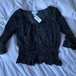 Tillys Dotted Crop Top
